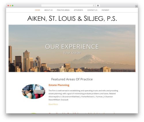 Nectar company WordPress theme - aiken.com