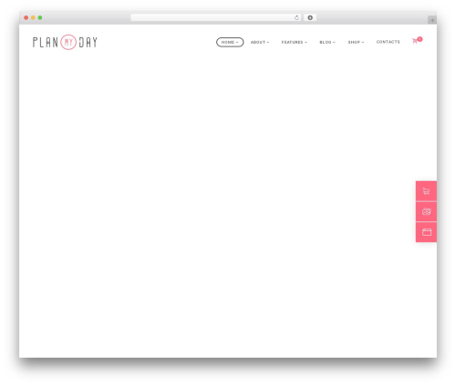 Planmyday theme WordPress - planmyday.axiomthemes.com