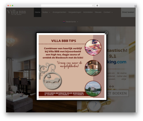 Silvertheme WordPress theme - villabbb.nl