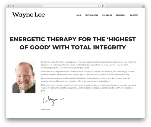 The7 Classic WordPress theme - wayne-lee.com