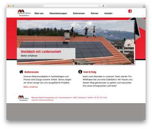 Theme WordPress e-sane-pro - marquart-dach.ch