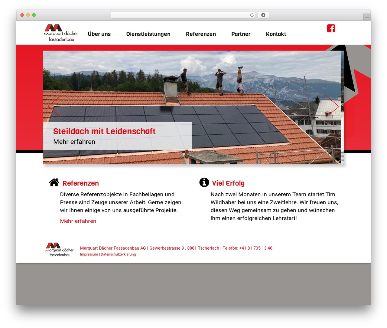 Theme WordPress e-sane-pro - marquart-dach.ch