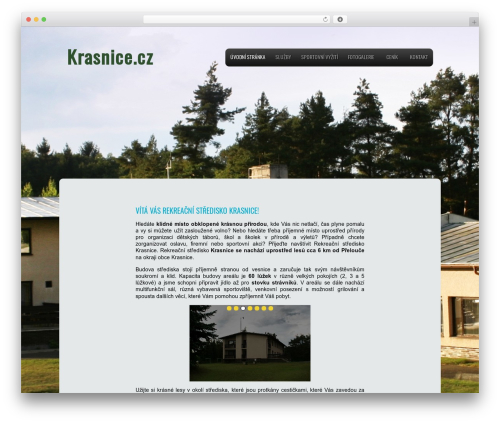 Travel Lite WordPress website theme - krasnice.cz