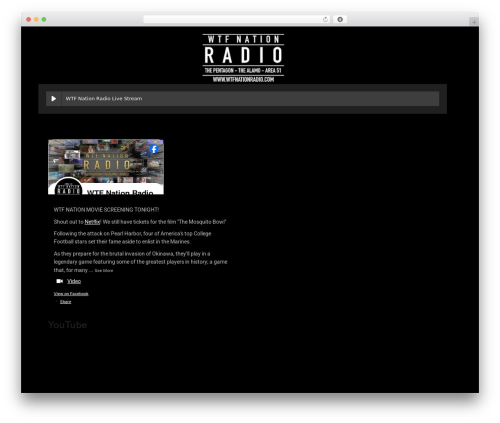 Webify WP theme - wtfnationradio.com