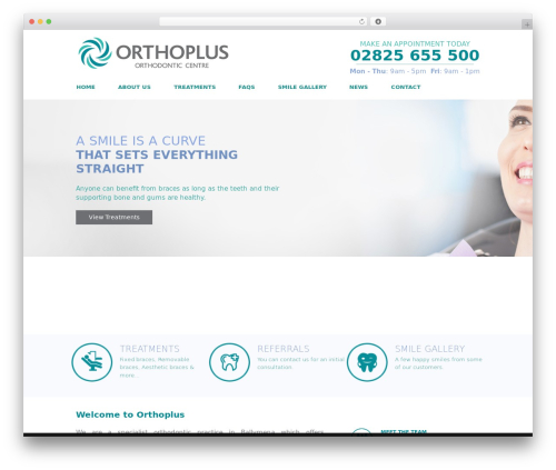 WebsiteNI Theme WordPress theme - orthoplusni.com