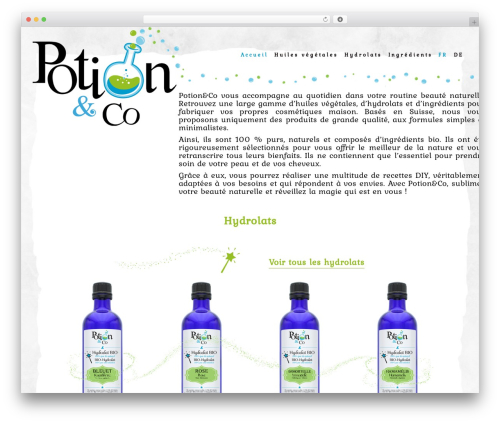 WordPress theme Divi - potion.ch