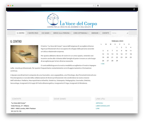 WordPress theme Tempera - vocedelcorpo.it