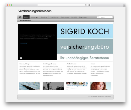 application theme WordPress - versicherungsbuero-koch.de