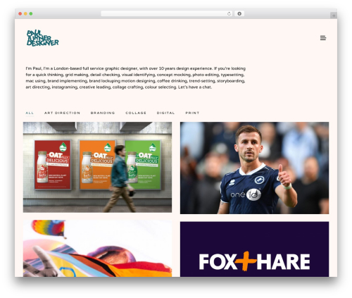 Basic theme WordPress - paulturnerdesigner.co.uk