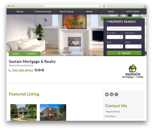 IXACT Framework WordPress theme - smandrealty.com