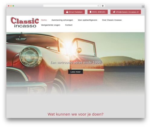 Silvertheme WordPress theme - classicincasso.nl