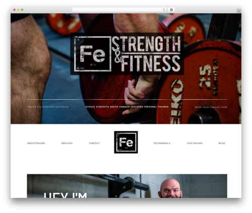 Theme WordPress Ember - festrengthandfitness.com