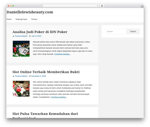Theme WordPress Suri - daniellelewisbeauty.com