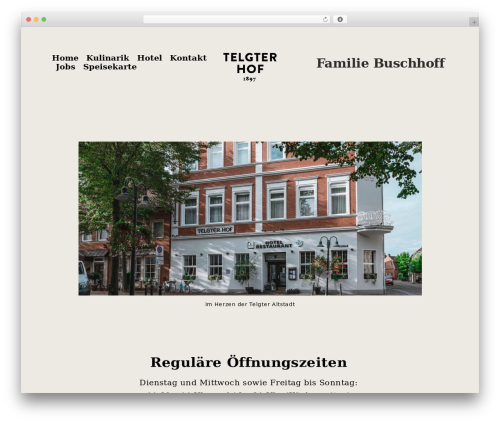 Best WordPress theme Mogi - telgter-hof.com