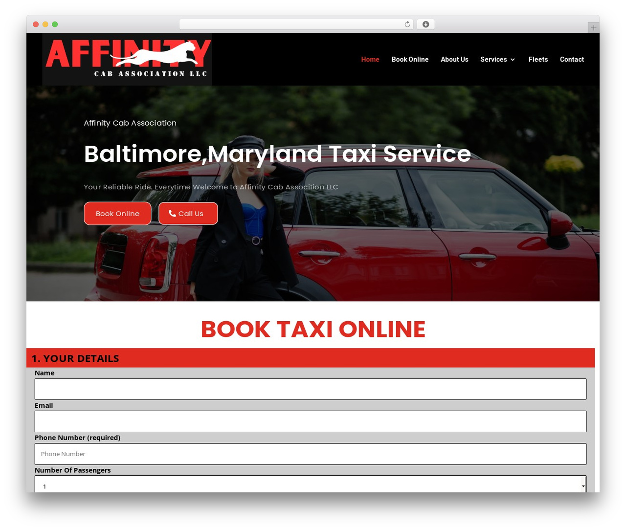 Divi WordPress theme - affinitycab.com