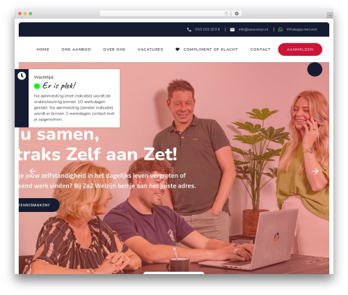 Ideahub WordPress theme - www.zazwelzijn.nl