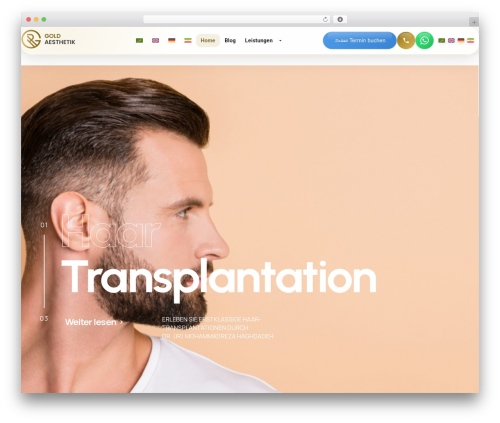 Jet appointments booking WordPress plugin - gold-aesthetik.de