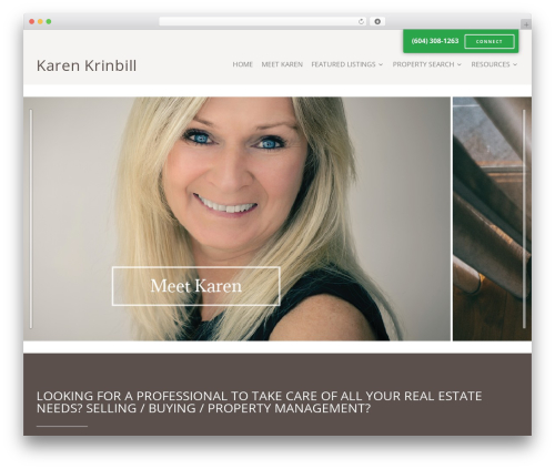 Peak theme WordPress - karenkrinbill.com