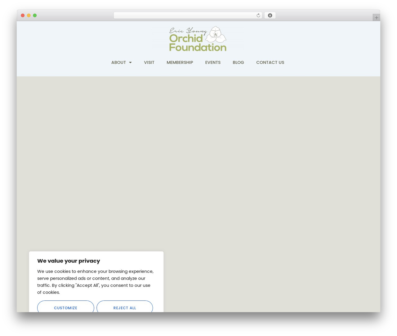 Responsive WordPress theme - ericyoungorchid.org