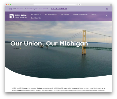 seiu517m premium WordPress theme - seiu517m.org