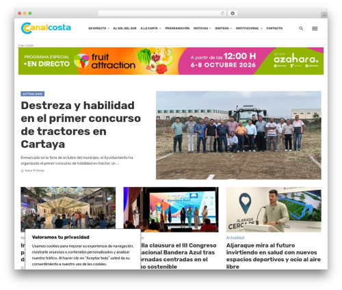 The Next Mag best WordPress theme - canalcostatv.es
