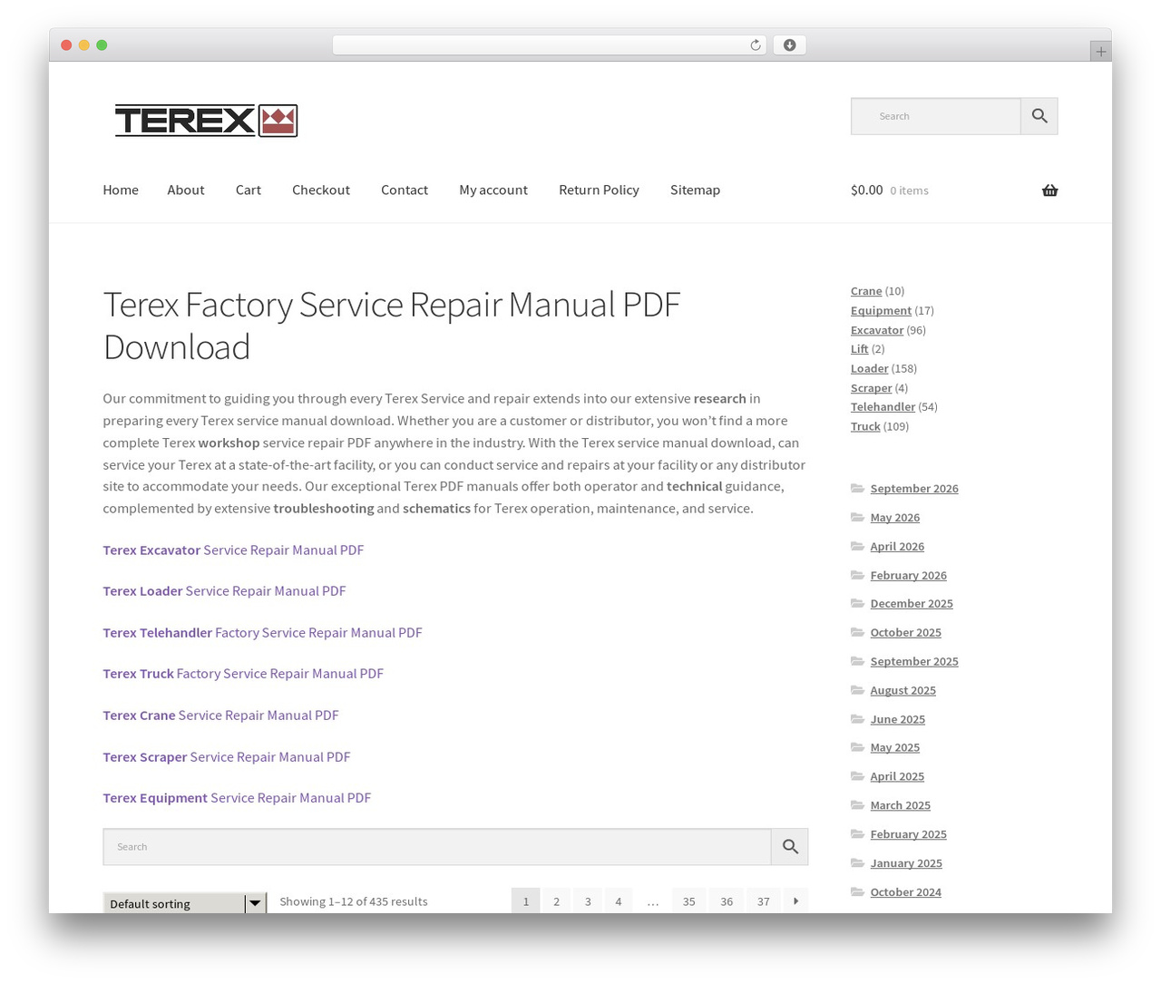Theme WordPress Storefront - terexmanual.com