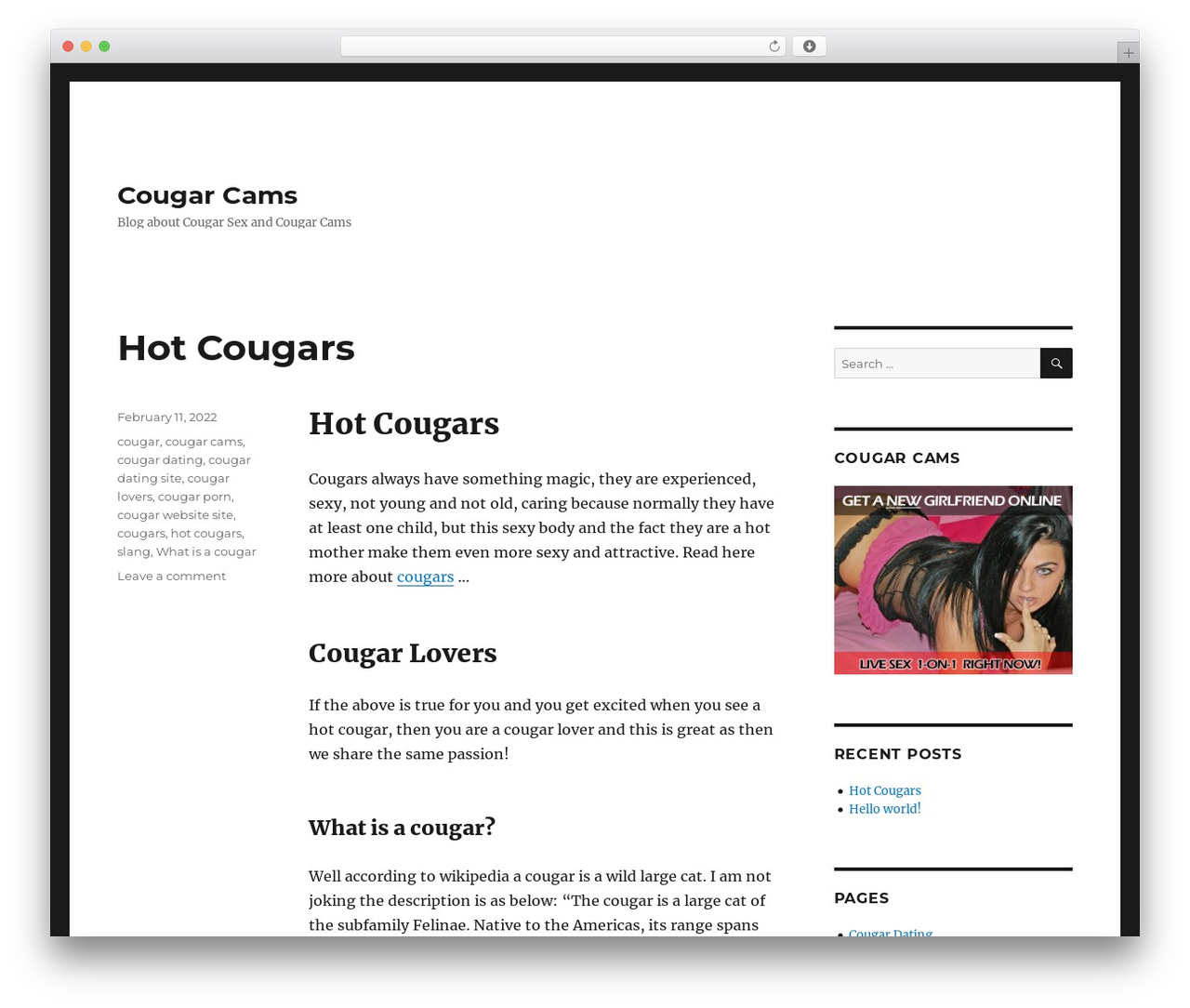 What Is A Cougar In The Dating World Shop | www.casamitjana.com