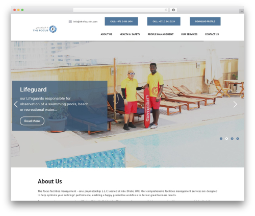 WordPress theme Alhambra - thefocusfm.com