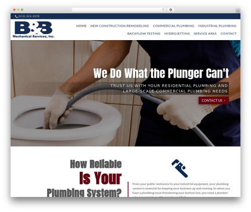 WordPress theme Beacon Theme - bbmechanicalservices.com