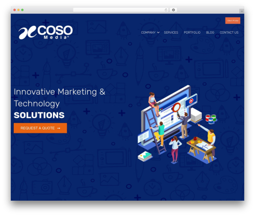 WordPress theme Beaver Builder Theme - cosomedia.com