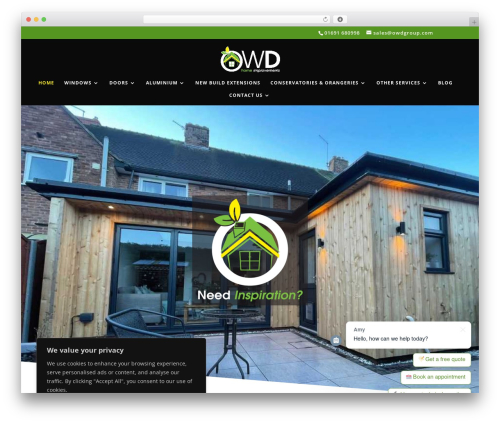 WordPress theme Bespoke Theme - owdgroup.com
