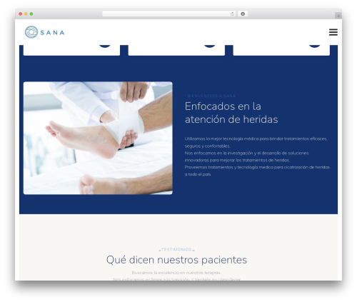 WordPress theme Cardioly - sanaheridas.com