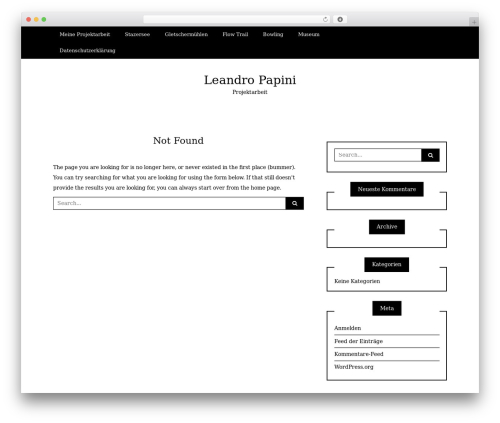 Writee WordPress theme - leandropapini.ch