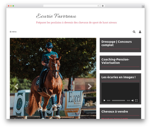 6temflex WordPress theme - ecurie-favereau.com