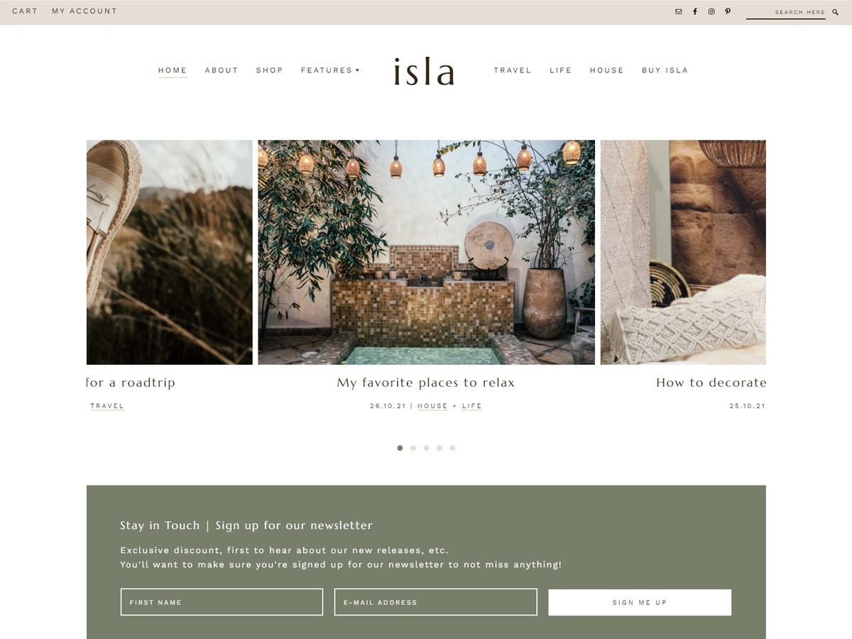 Isla Theme WordPress theme Isla Theme WordPress theme