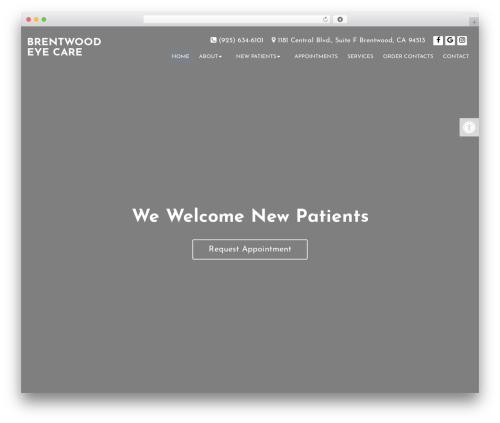 Parent Theme WordPress theme - brentwoodeyecare.com