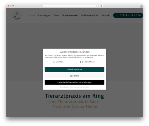 Uncode WordPress theme - www.tierarzt-am-ring-soest.de