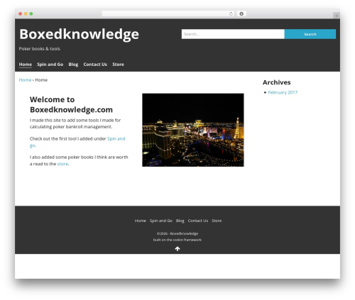 Codon WordPress theme - boxedknowledge.com Codon WordPress theme - boxedknowledge.com