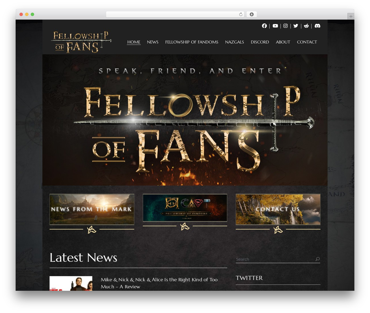 Eldritch WordPress theme - fellowshipoffans.com Eldritch WordPress theme - fellowshipoffans.com