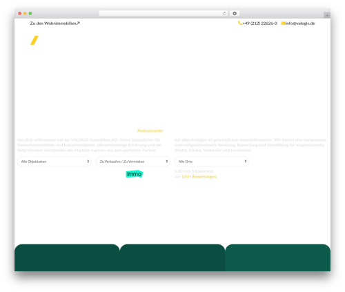 Immonex openimmo2wp WordPress plugin - valogis-commercial.de