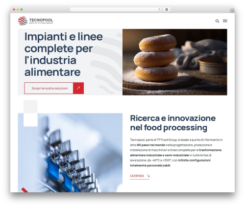 Industrium premium WordPress theme - tecnopool.it