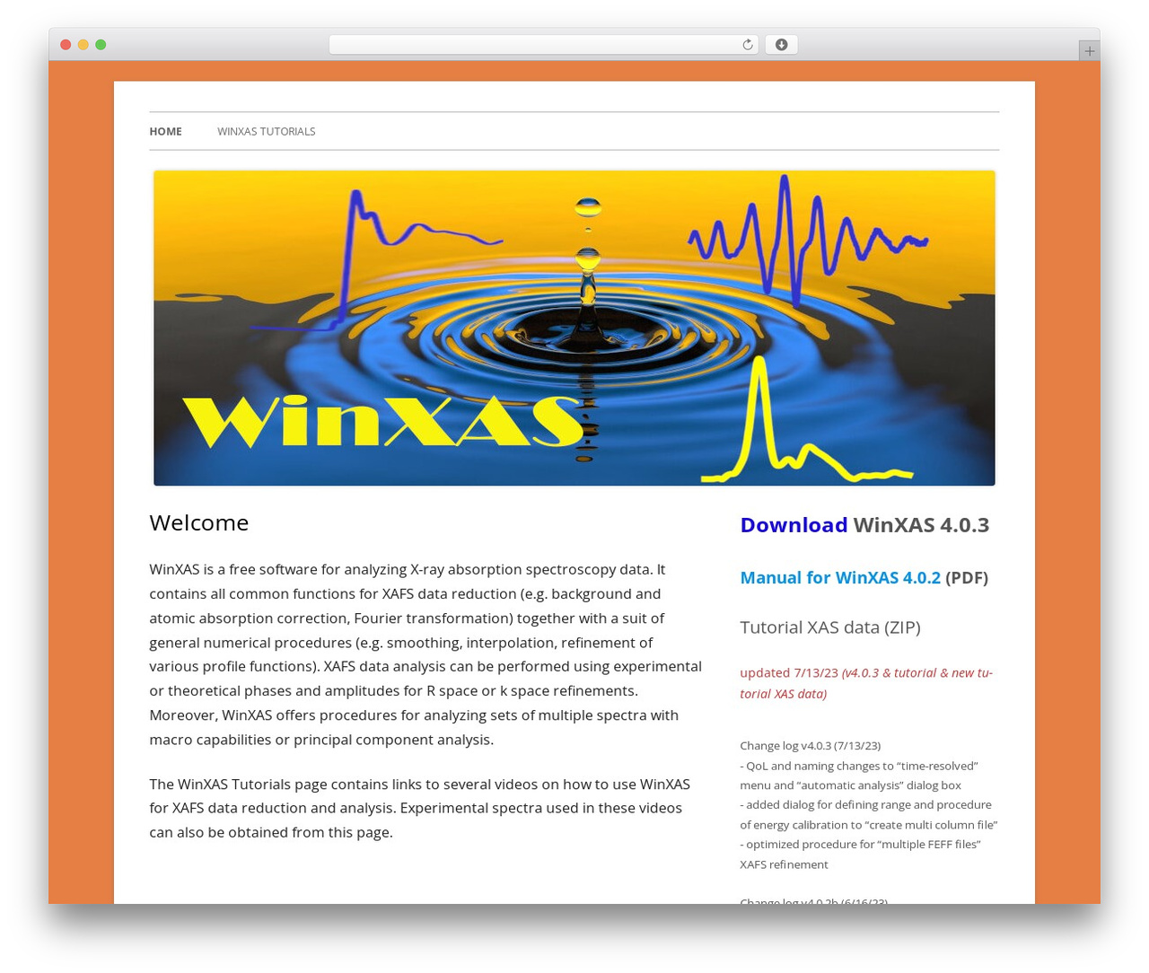 Theme WordPress Tiny Framework - winxas.de