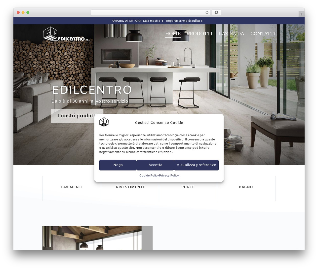 WordPress theme Divi - www.edilcentro.eu