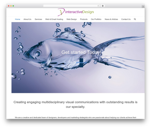 WordPress theme Total - interactivedesign.co.za