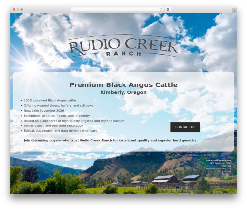 C9 Starter WordPress theme - rudiocreekranch.com
