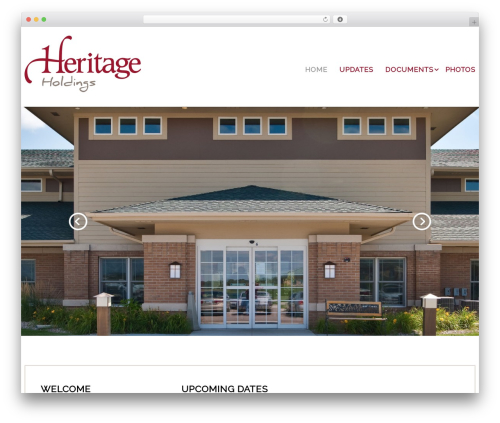 cherry real estate WordPress theme - heritageholdingsomaha.com
