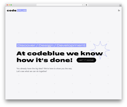 codeblue theme WordPress - codeblue.pl