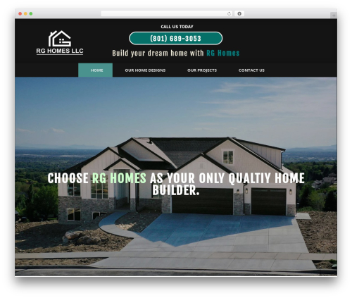 Divi theme WordPress - rghomesutah.com