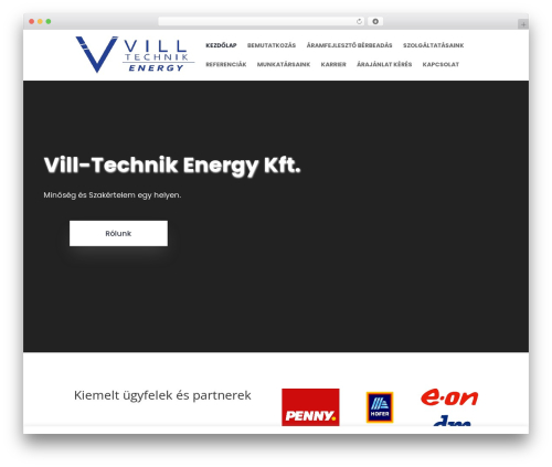 Divi WordPress theme - vill-technik.hu