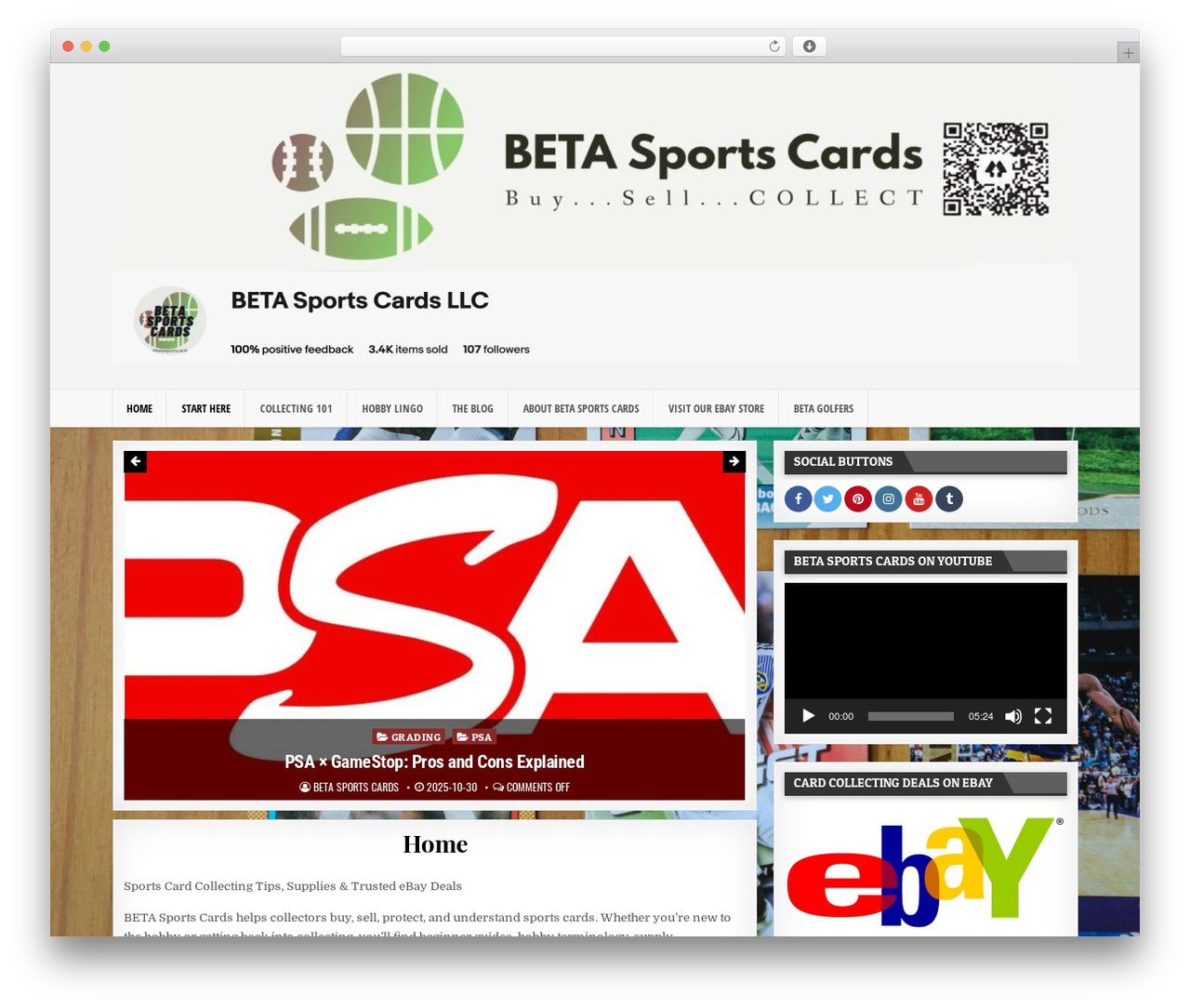 FlashWP PRO premium WordPress theme - betasportscards.com